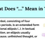 What Does “....” Mean in Text