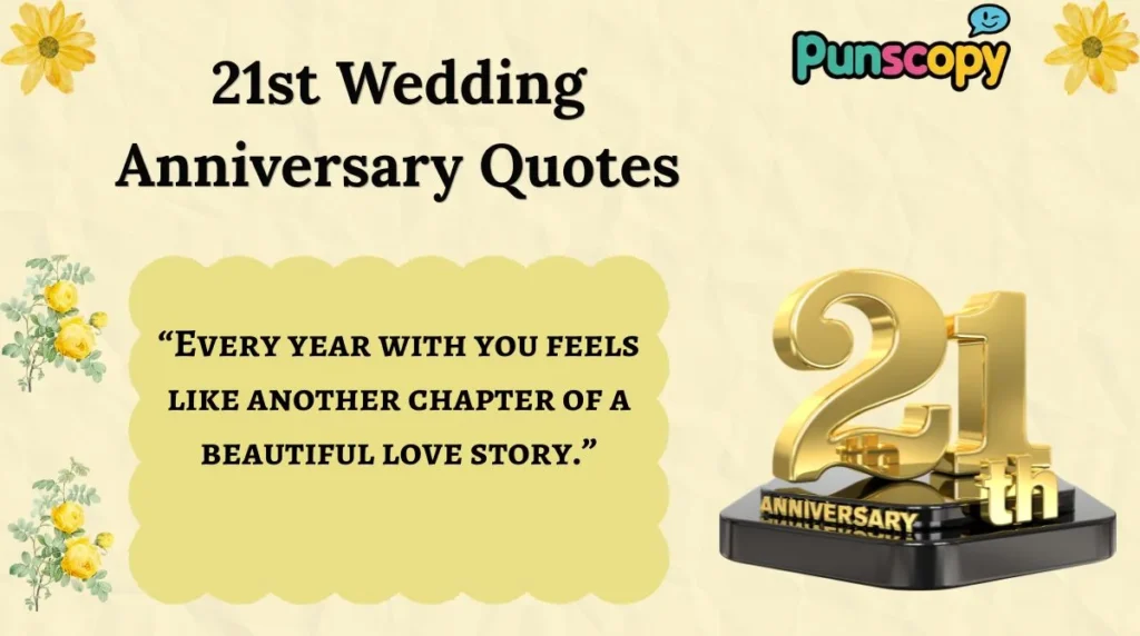 21st Wedding Anniversary Quotes