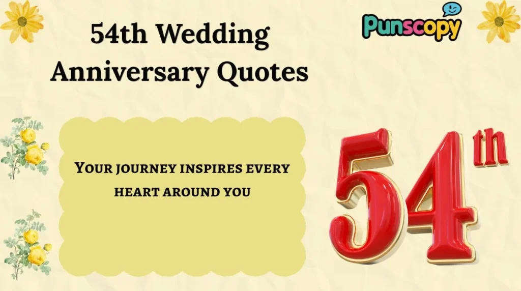 54th Wedding Anniversary Quotes