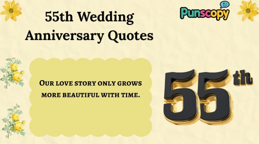 55th Wedding Anniversary Quotes
