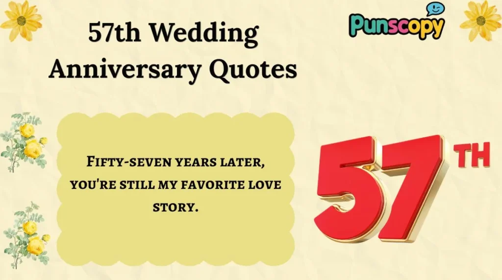 57th Wedding Anniversary Quotes