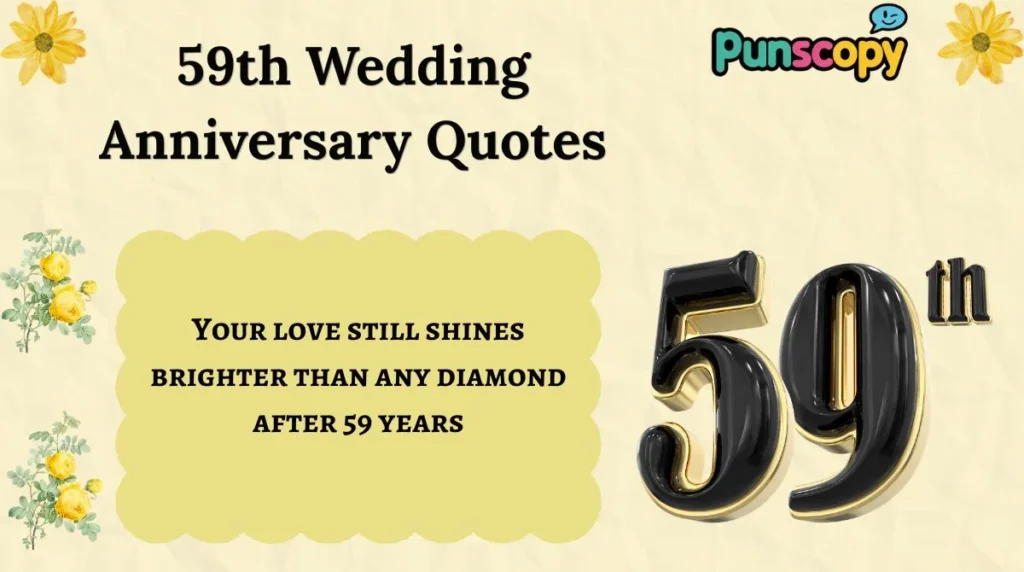 59th Wedding Anniversary Quotes