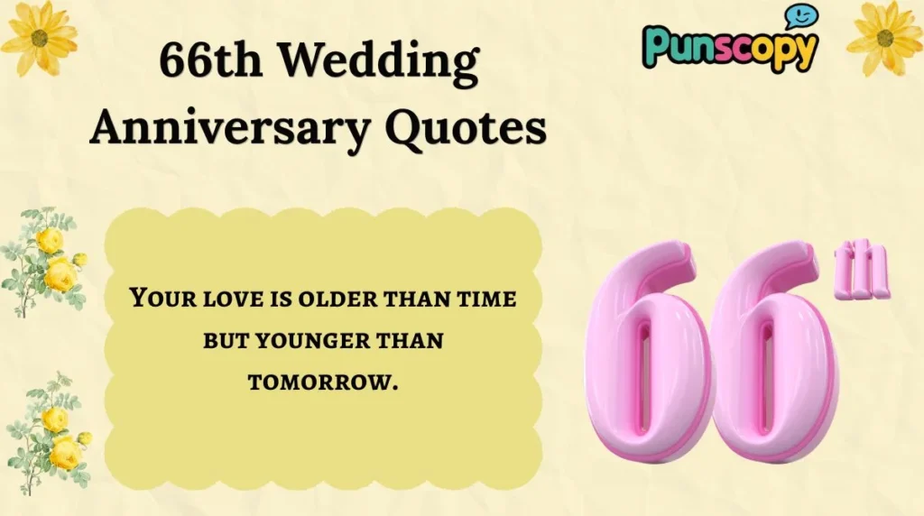 66th Wedding Anniversary Quotes