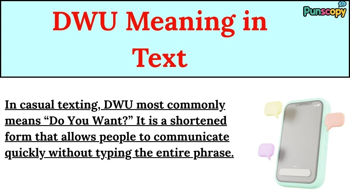 DWU Meaning in Text