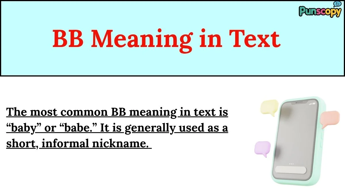 BB Meaning in Text