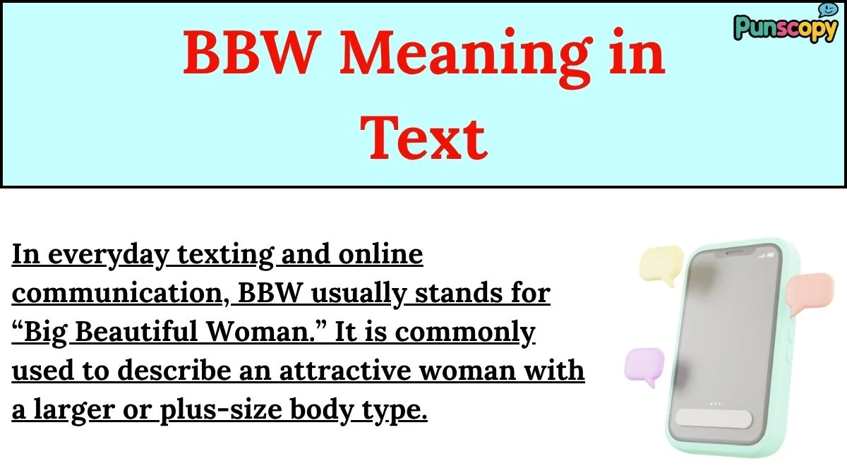 BBW Meaning in Text