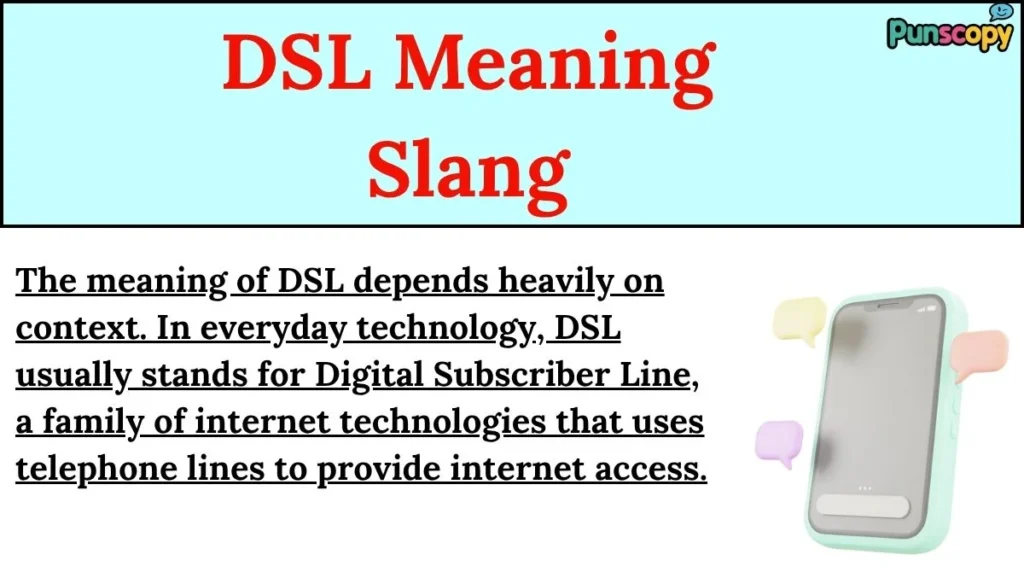 DSL Meaning Slang