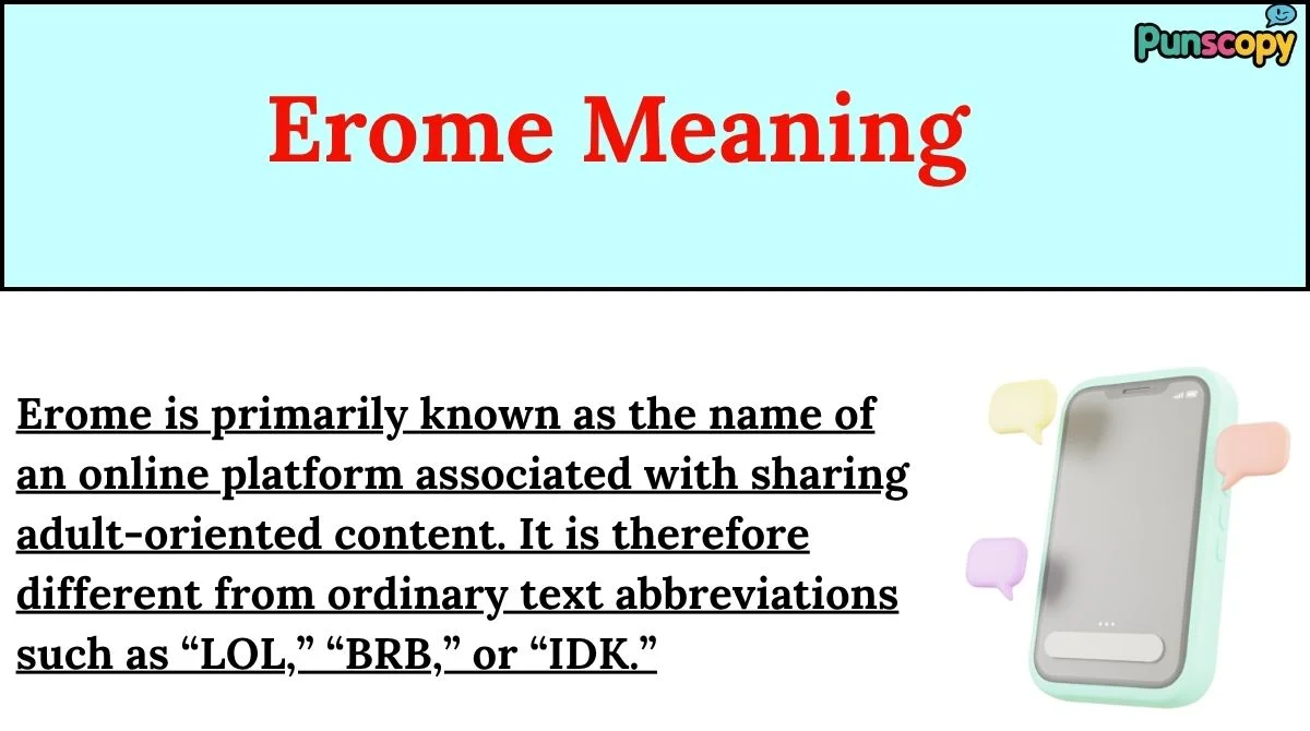 Erome Meaning