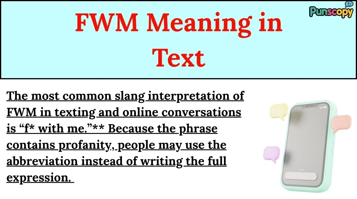 FWM Meaning in Text