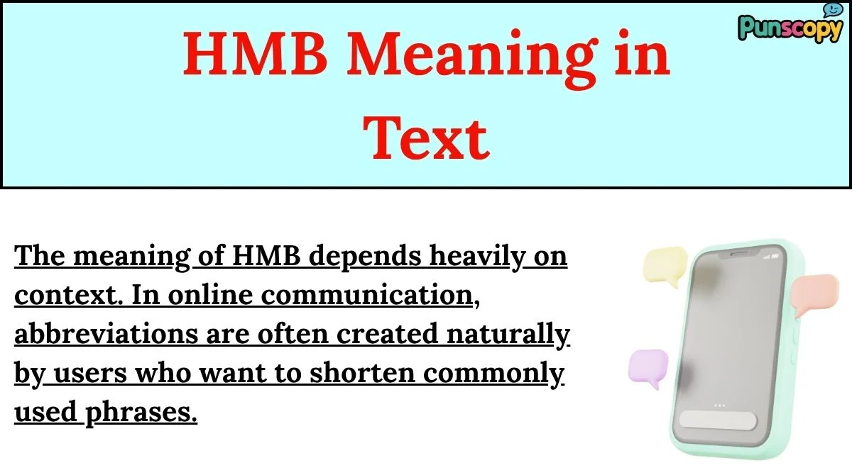 HMB Meaning in Text