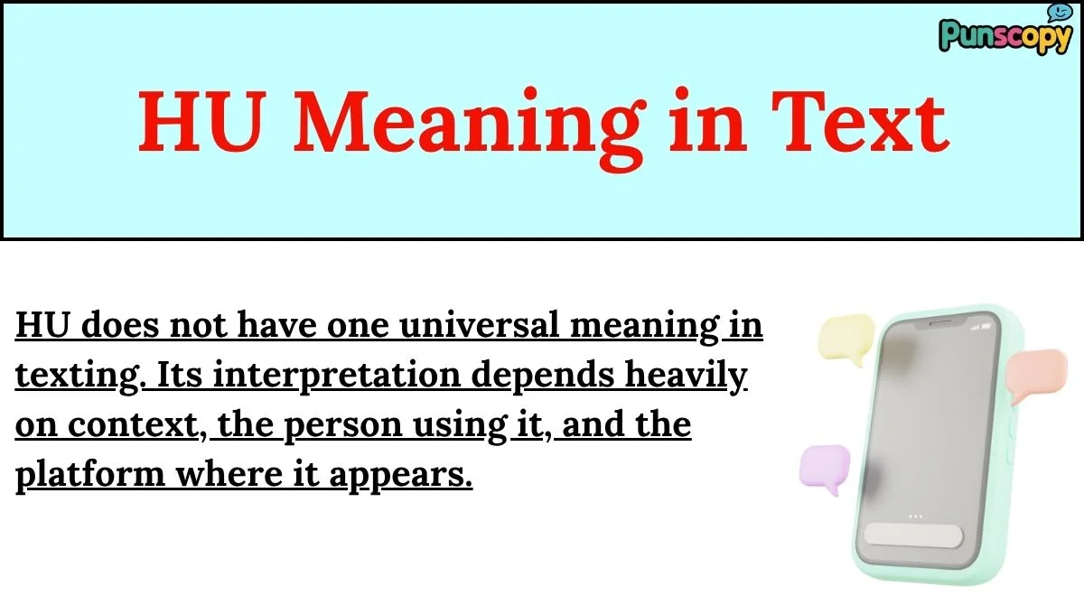 HU Meaning in Text