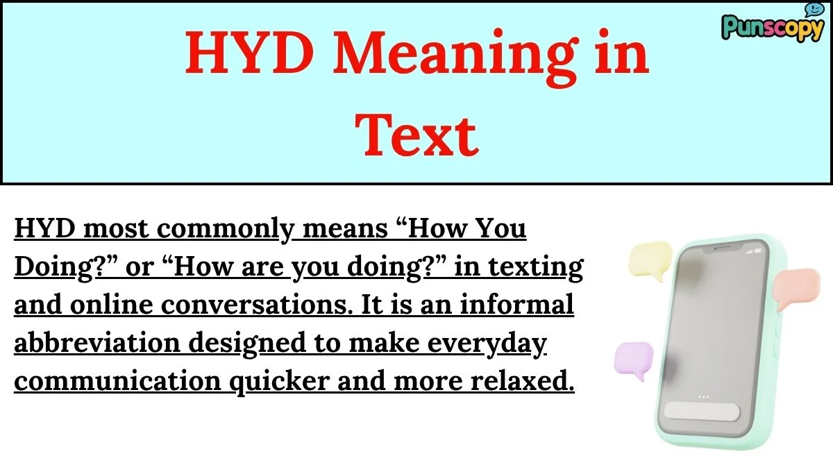 HYD Meaning in Text