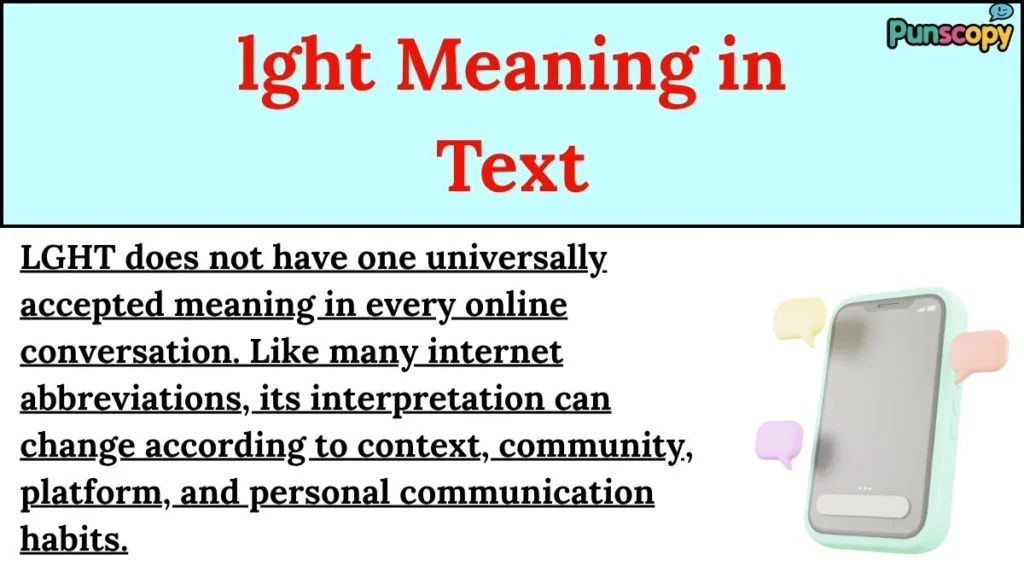 lght Meaning in Text
