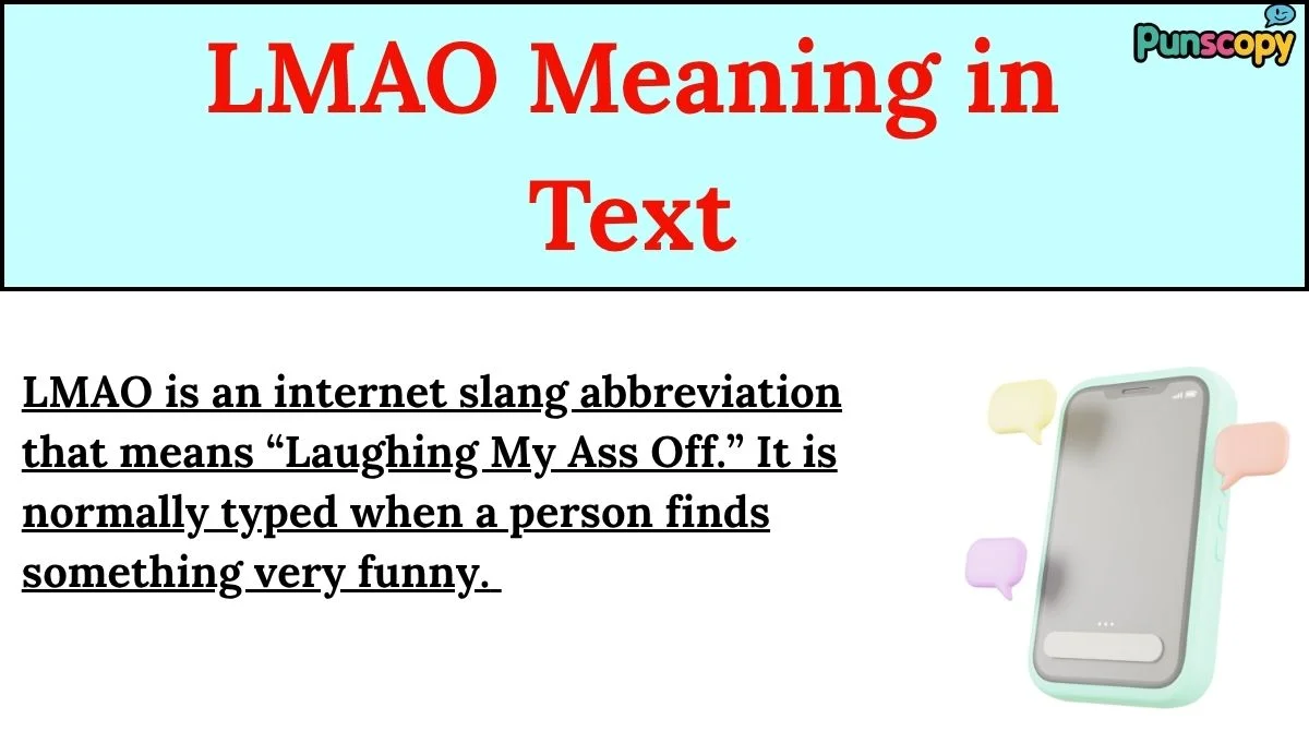 LMAO Meaning in Text
