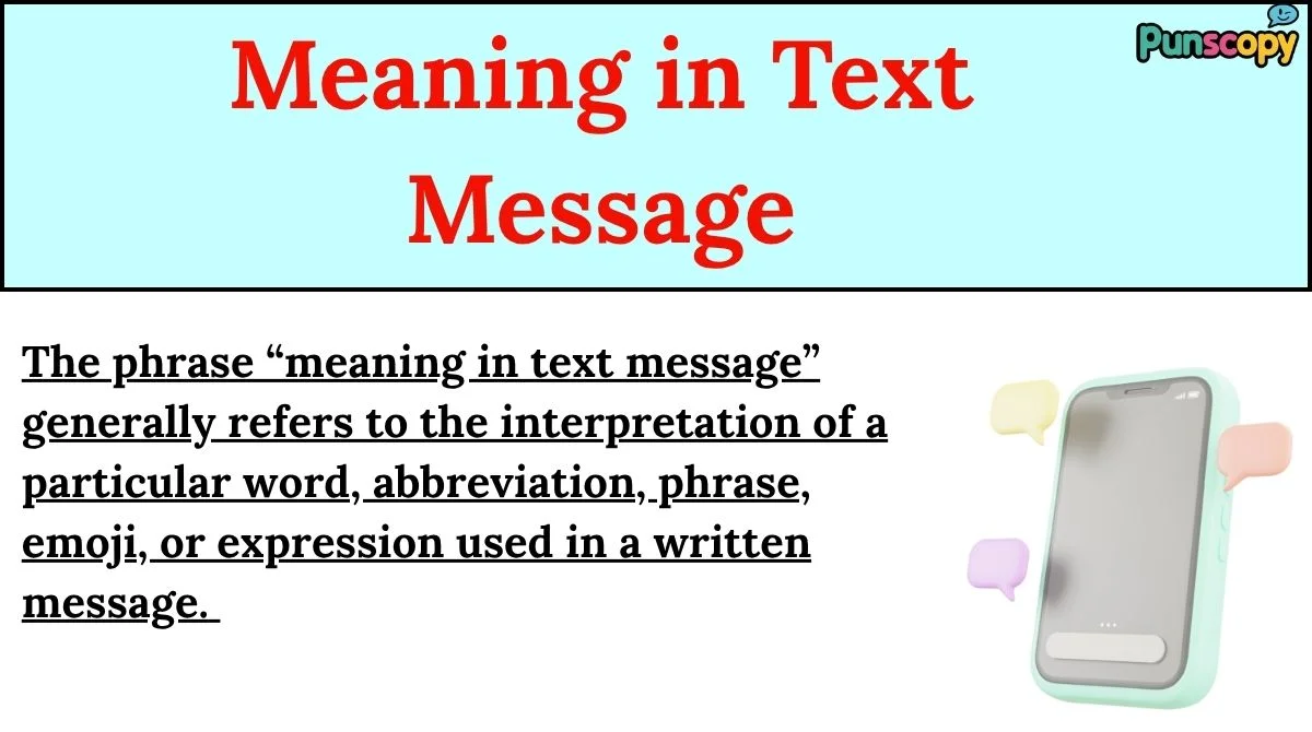 Meaning in Text Message