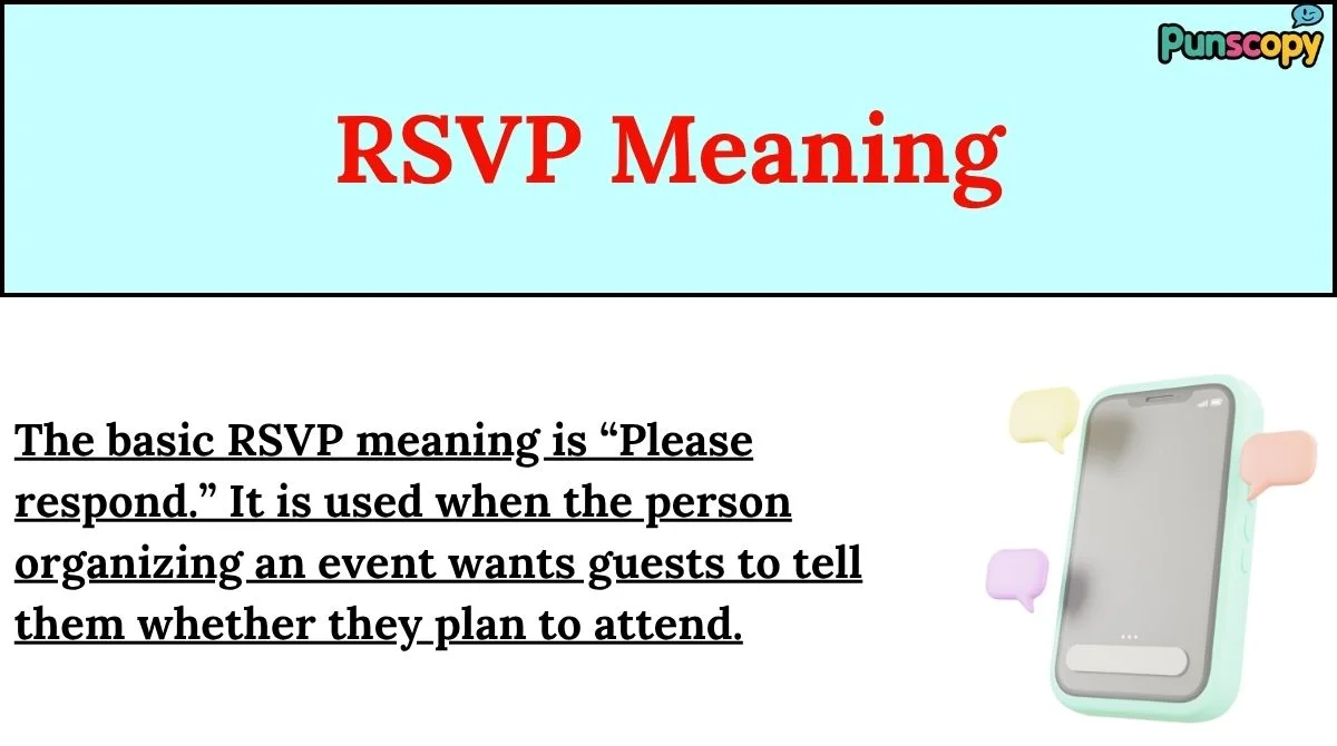 RSVP Meaning