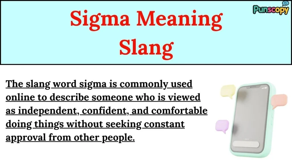 Sigma Meaning Slang