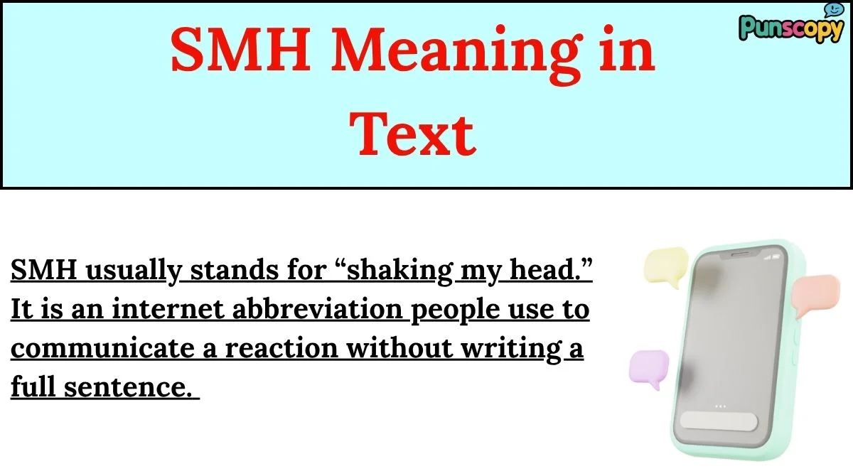 SMH Meaning in Text