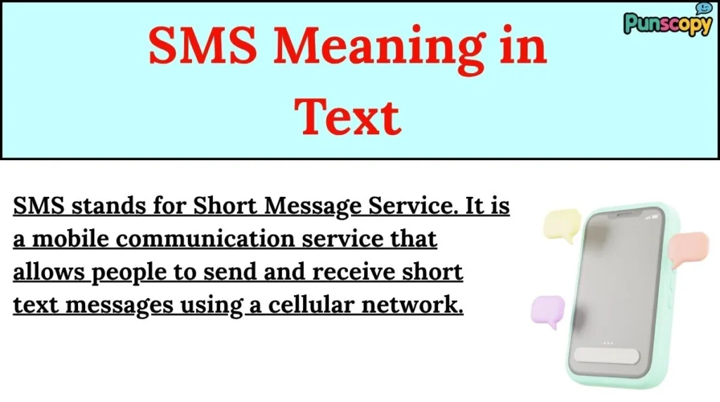 SMS Meaning in Text