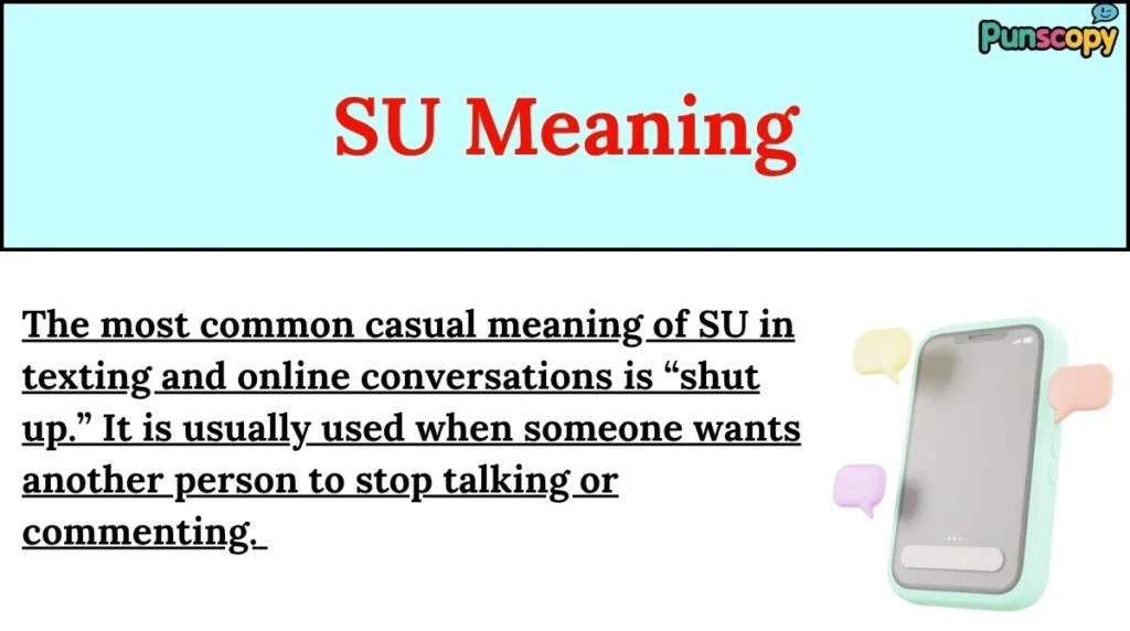 SU Meaning
