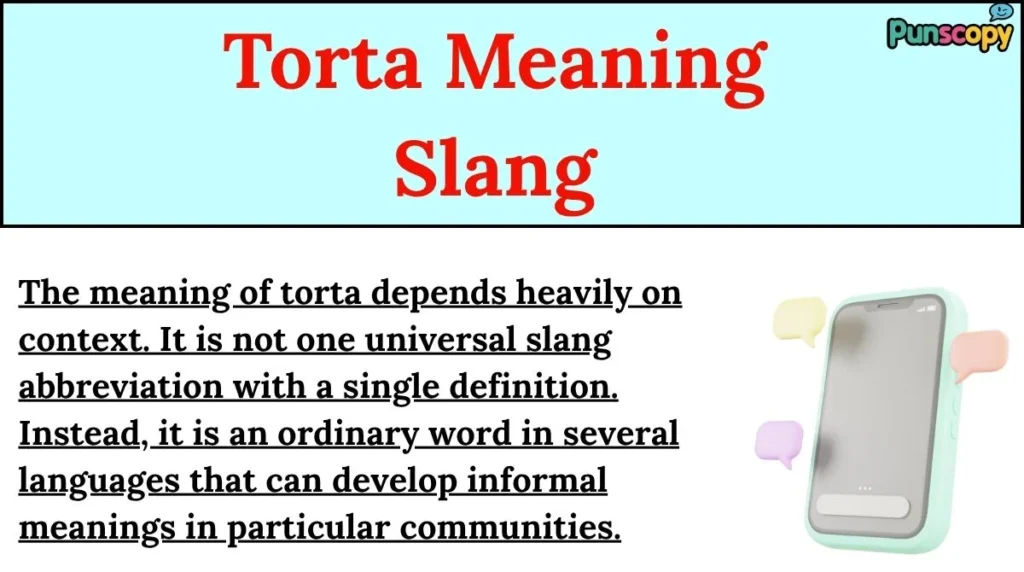 Torta Meaning Slang