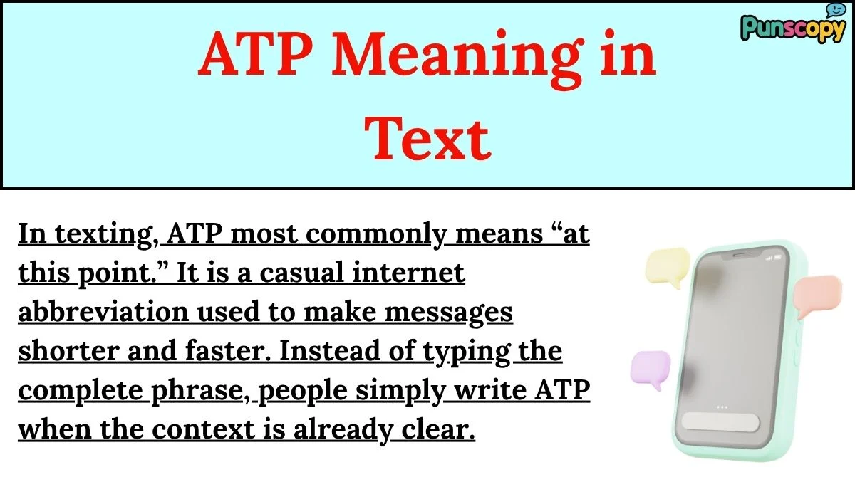 ATP Meaning in Text